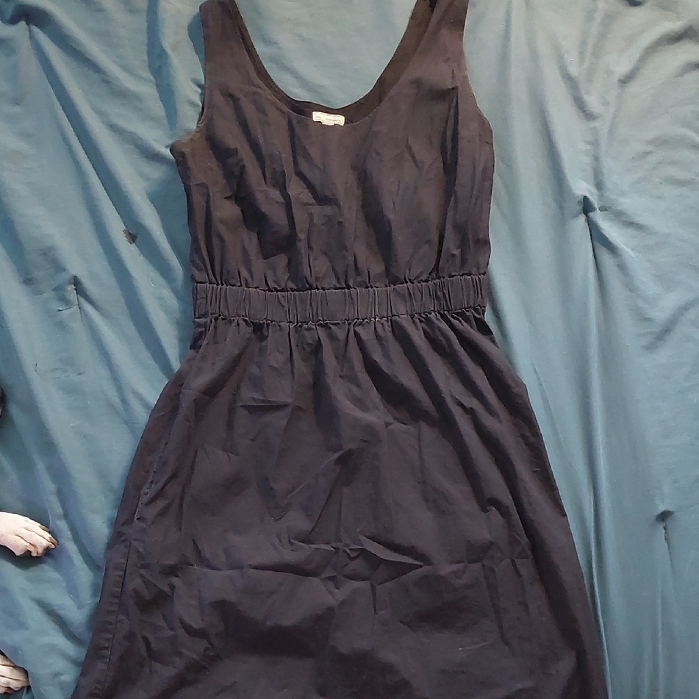 GAP Simple Black Cotton Dress